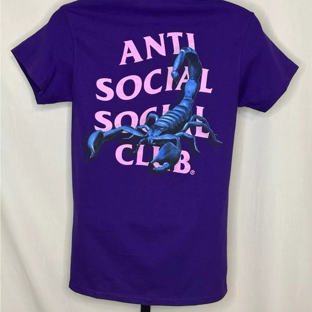 Small - Authentic Anti Social Social Club “Moodsting” Tee Purple NWT
